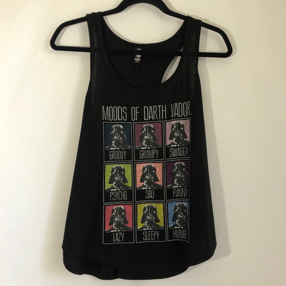 Women's Star Wars Tank Moods of Darth Vader